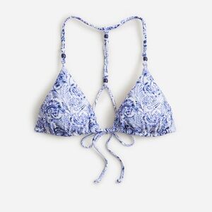 J. Crew Beaded String Bikini in Dandelion Swirl